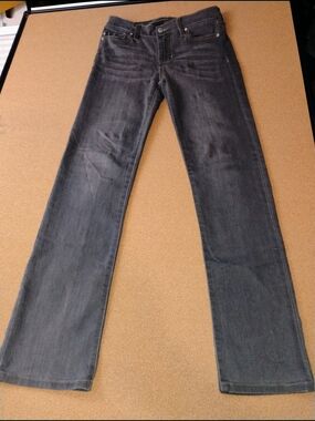 Liverpool Jeans Company Women's Straight Stretch Platinum 5 Pocket Jeans SZ 4/27